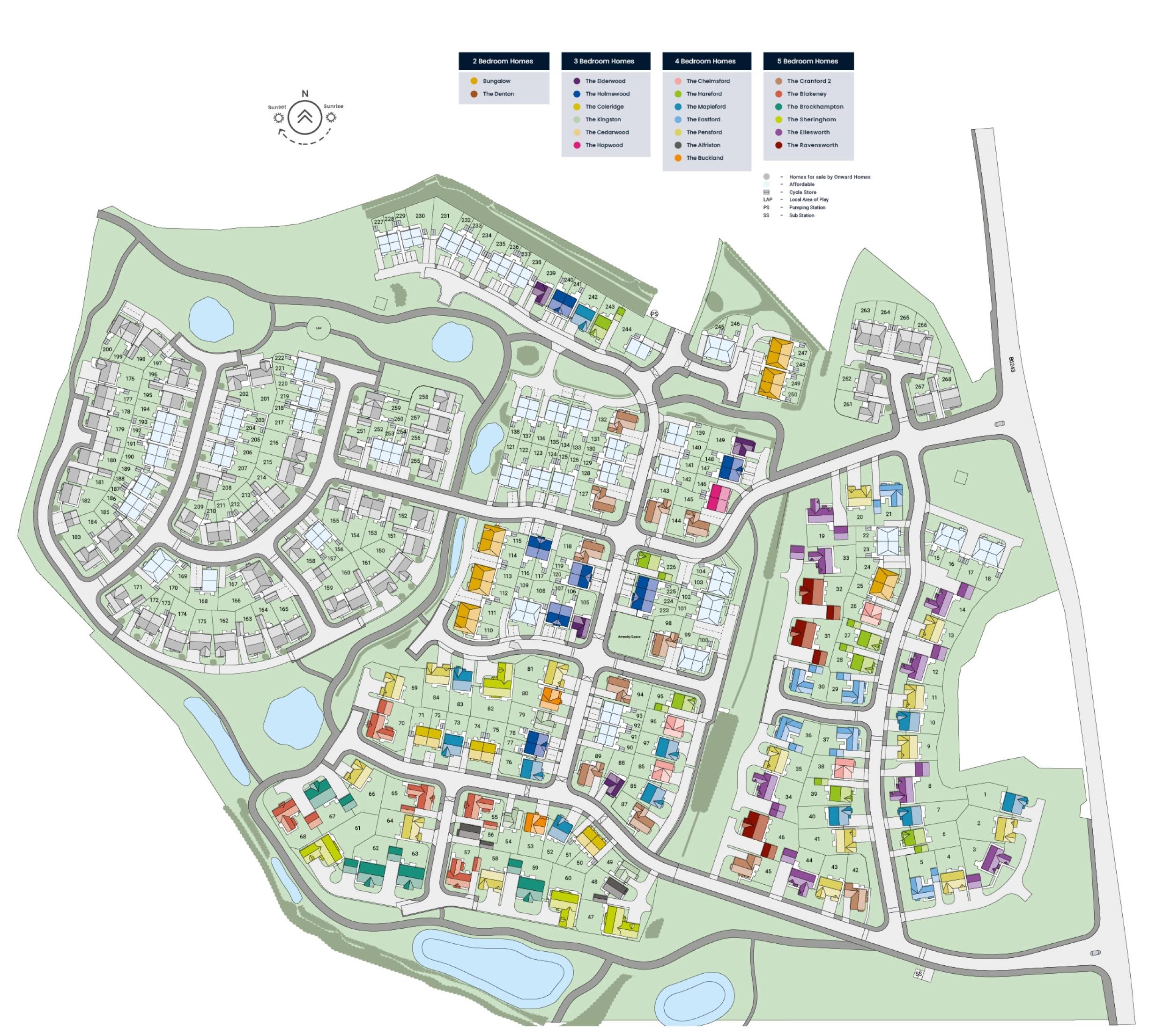 Alston Grange site plan