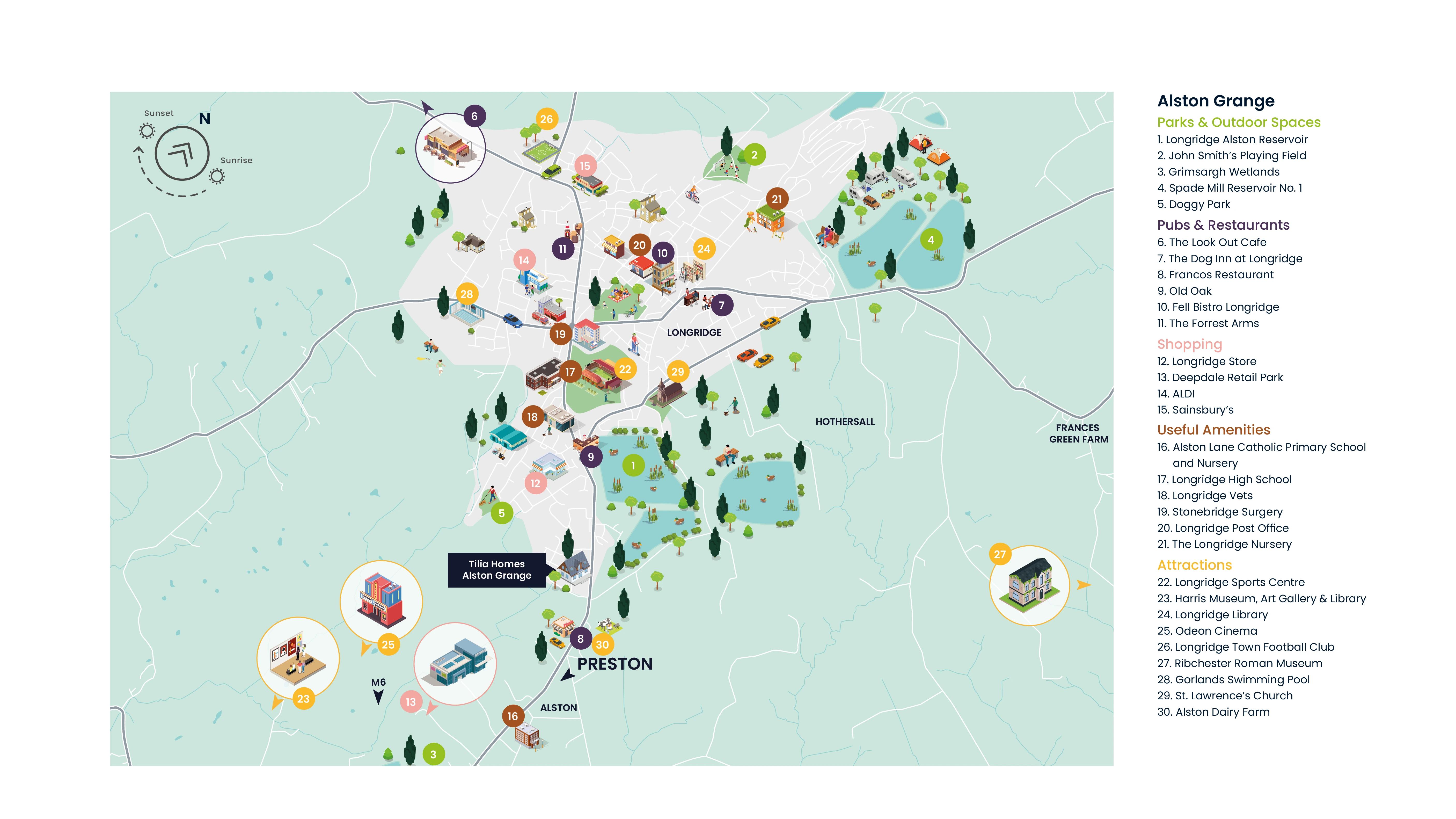 Alston location map