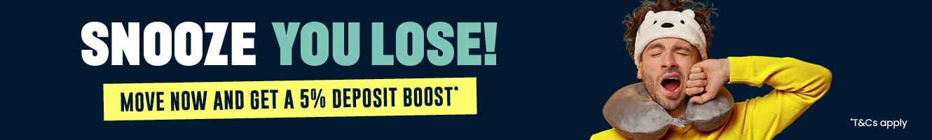 Boxing Day 5% Deposit Boost