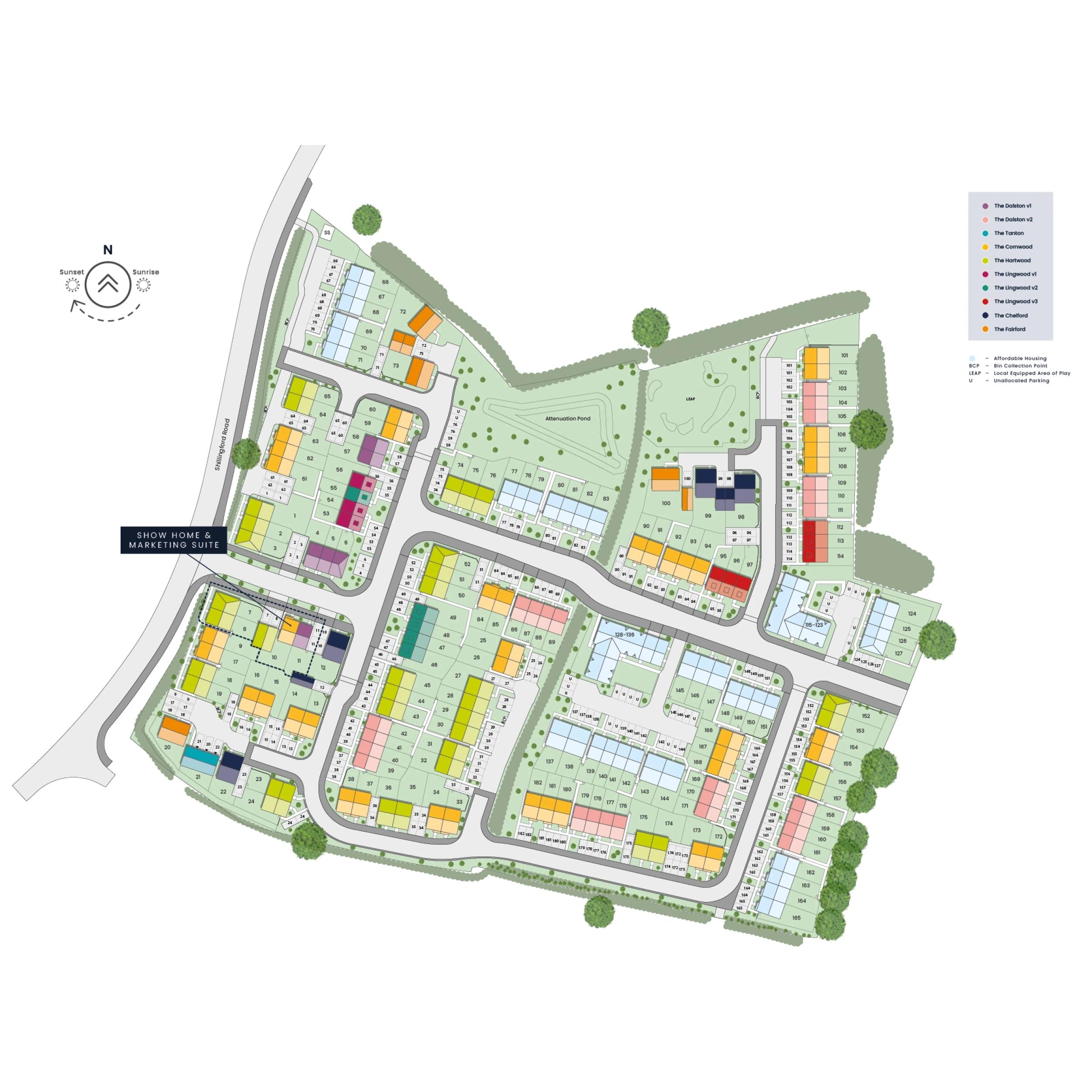 Brook Manor site plan